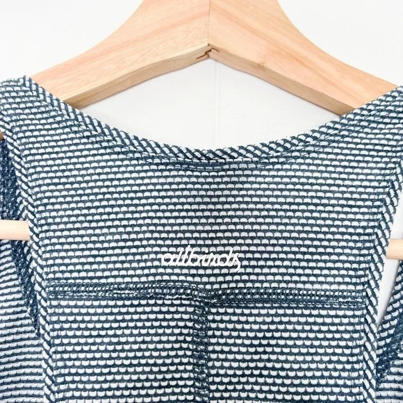 Allbirds women's natural run tank racerback blue white - Picture 5 of 7